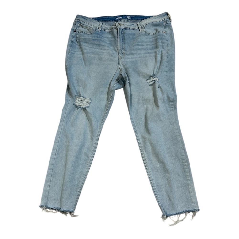 Old Navy Light Blue Cropped Women's Jeans